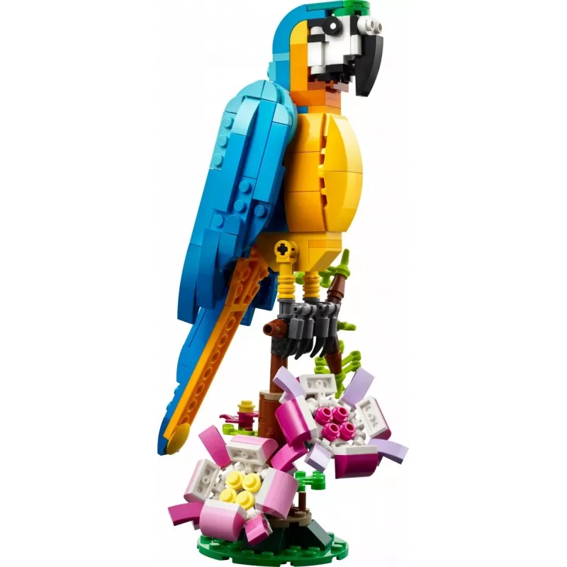 LEGO set de construcción loro exótico 31136 — modelo de exposición Creator, 253 piezas, 220×120×110 mm