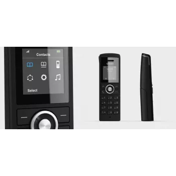 Snom M25 - Auricular inalámbrico de expansión con visualización de número de llamada/función de llamada en espera - DECT - Negro (3987)