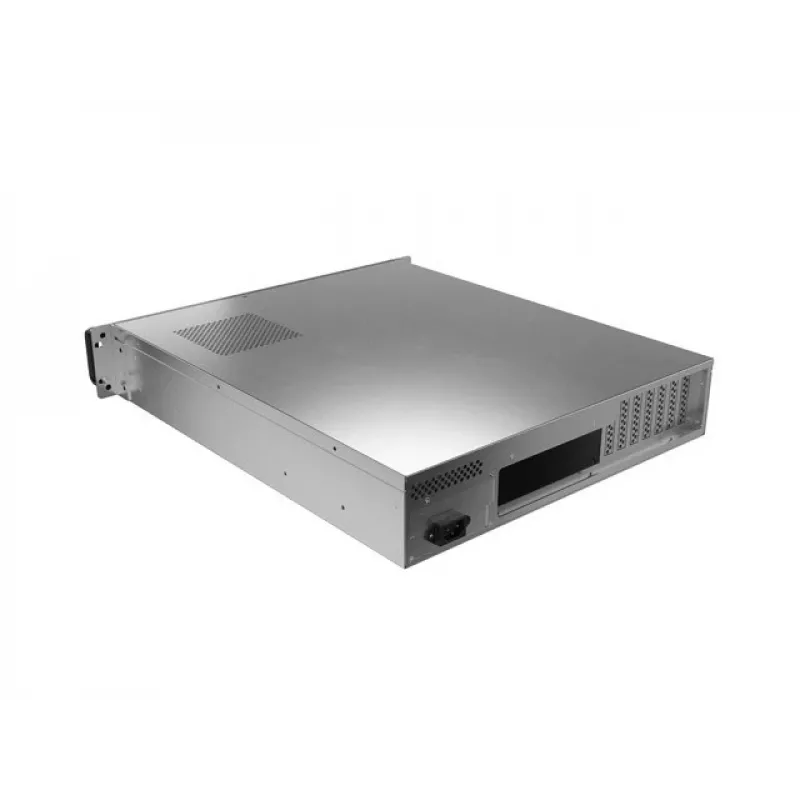 Caja rack Lanberg SC01-5202-12B 2U negra 3 ventiladores HDD+SSD
