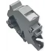 ROLINE Adaptador para carril DIN para módulos Keystone, incl. Keystone Cat.6A, apantallado, 45