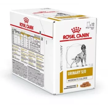 Comida húmeda para perros Royal Canin Urinary S/O Moderate Calorie bolsa 12 x 100 g, adulto, 80% humedad, 8% proteína
