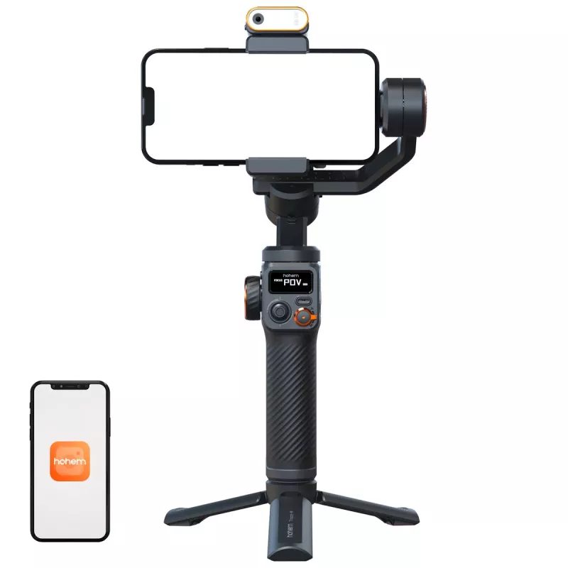 Estabilizador de cámara para smartphone Hohem iSteady M6 Kit negro 2600 mAh