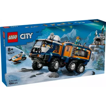 LEGO City Camión de expedición al Ártico 60471 – set de juego de 1064 piezas con 4 minifiguras, laboratorio móvil, para niños a partir de 8 años