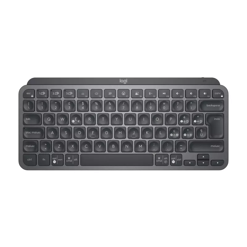 Logitech MX Keys Mini for Business - Teclado - retroiluminado - inalámbrico - Bluetooth LE - QWERTY - Italiano - Grafito