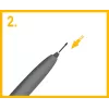 Puntas de stylus para Onyx E-Reader Note 3 — Puntas de repuesto, Negro, 5 uds.