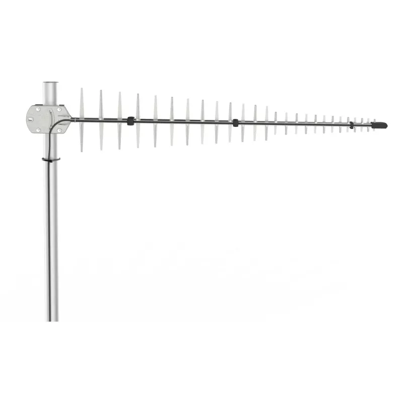 Antena Poynting LTE/GSM para mástil A-LPDA-0092 Plata SMA (M) LoRa Helium 11dbi Yagi/Mástil SMA -Male 7m Cable