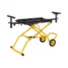 Soporte para sierra de inglete DeWALT DE7260-XJ 2 patas negro amarillo capacidad máxima 135 kg