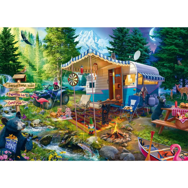 Puzle 1000 piezas, Schmidt Spiele — Jeff Haynie: Mit der Karawane in den Bergen