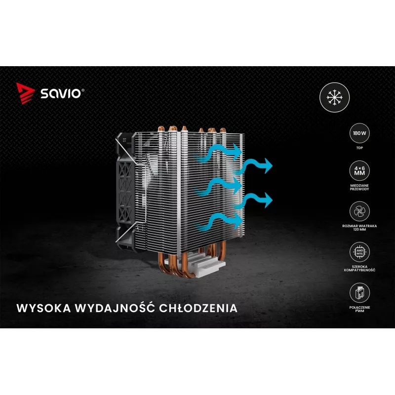 SAVIO VORTEX X2 Disipador de CPU