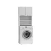 Top E Shop PRALKA POLA BIEL mueble de almacenaje para baño, blanco