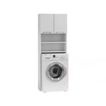 Armario de baño Top e Shop PRALKA POLA BIEL — blanco, de pie, 4 baldas, 640×300×1830 mm
