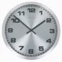 NeXtime Reloj de pared 2906zw Mercure, Ø25 cm, plateado