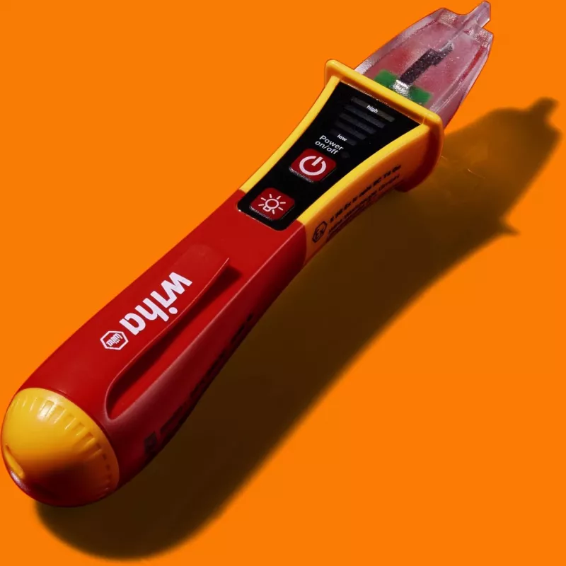 Detector de tensión sin contacto Wiha SB2551301 con indicador LED, detector en forma de lápiz