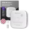 Detector de humo inalámbrico QOLTEC modelo 52653 con alarma por batería de 85 dB