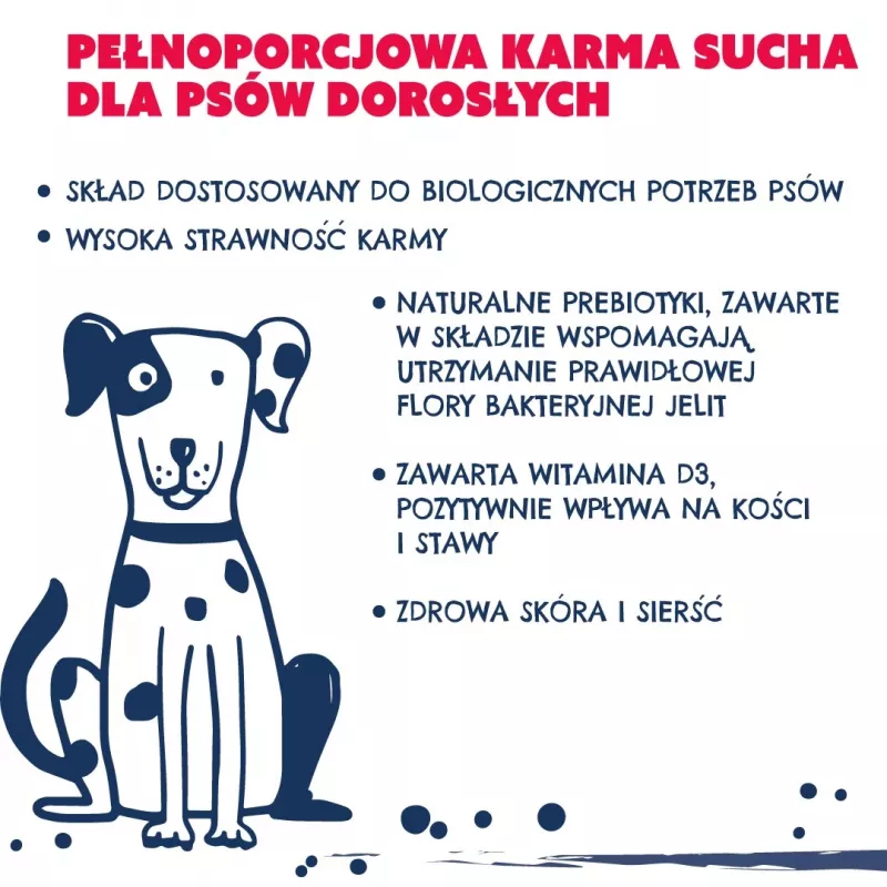 TEO rico en ternera - Comida seca para perros - 15 kg