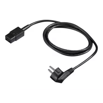 Conector de alimentación Type F Rittal DK 7200.216 negro 1,8 m