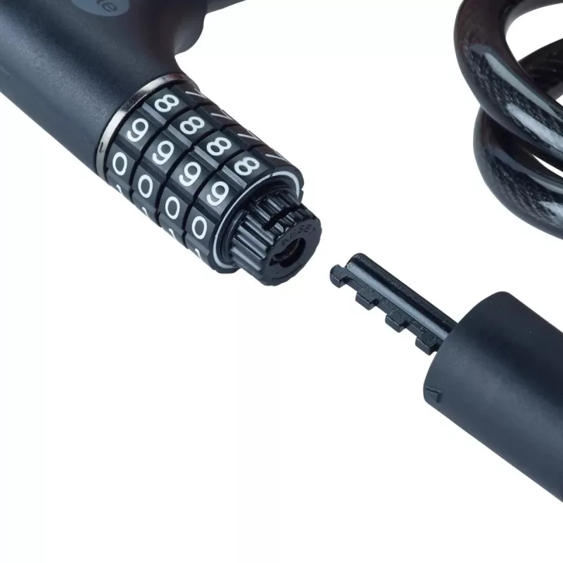 Cable para bicicleta con cerradura de combinación y llave – YCC0/12/100/2 negro