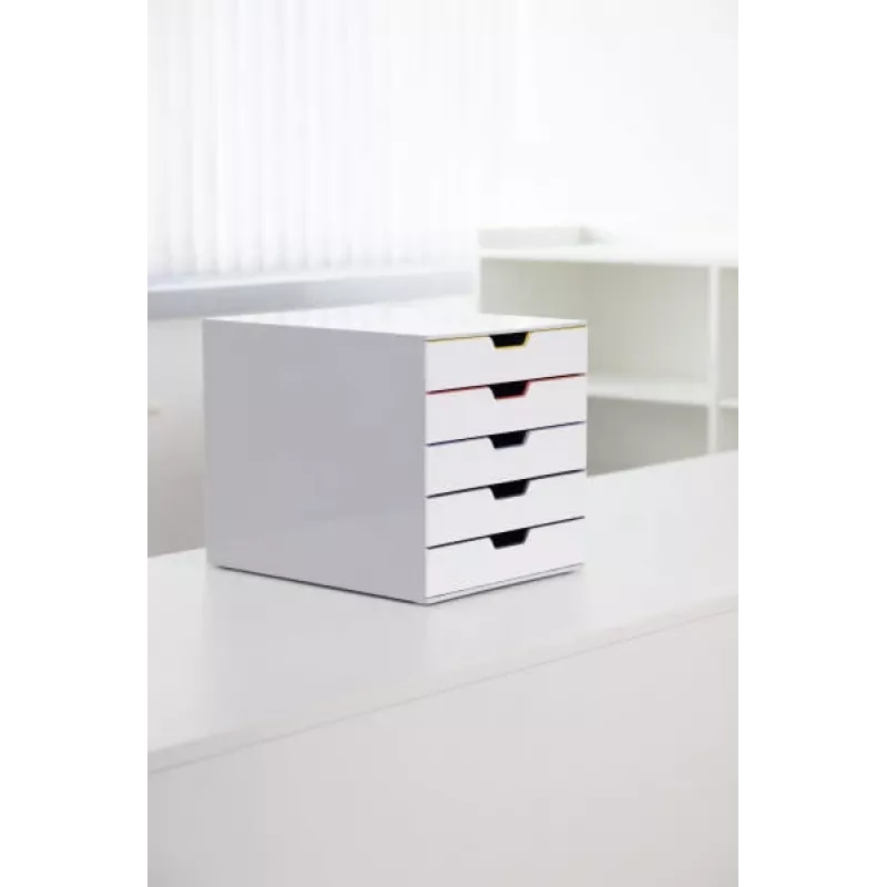 Archivador de cajas Durable VARICOLOR Mix 5 plástico multicolor blanco 762527