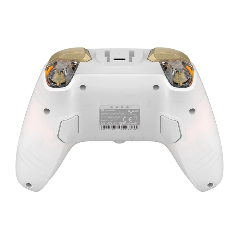 Mando inalámbrico GameSir Cyclone 2 HRG1001 — Bluetooth, Diseño ergonómico, Blanco