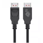 Cable DisplayPort 2m negro M/M v 2.1