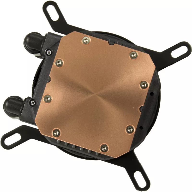 Refrigeración líquida todo en uno INTER-TECH LC-360 RGB — Ventilador de 12 cm, rodamiento hidráulico, negro