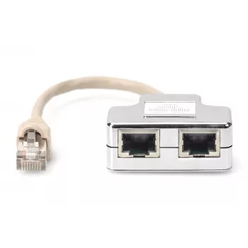 Adaptador de cable de parcheo Digitus CAT 5e apantallado 1:1
