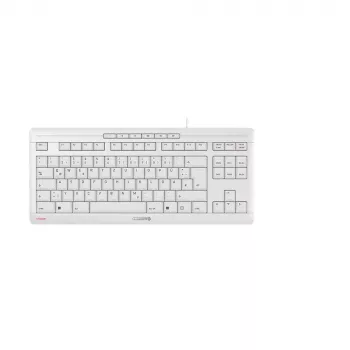 CHERRY STREAM TKL Teclado Universal USB QWERTZ Alemán Blanco