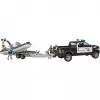 Dodge RAM 2500 Police Pickup con barco