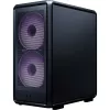 Caja PC Cooler Master MasterFrame 500 Mesh torre Midi — negra con lateral transparente, compatible con ATX/EATX, 2x200 mm frontal, 1x120 mm trasero