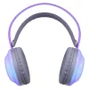Defender FreeMotion B651 63651 auriculares inalámbricos supraaurales, Bluetooth 5.3, retroiluminación RGB, 20–20000 Hz, 105 dB, USB-C, AUX, blancos