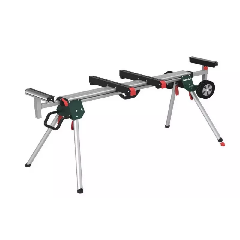 Soporte para sierras de ingletear y tronzar Metabo 629006000 verde acero inoxidable 4 patas