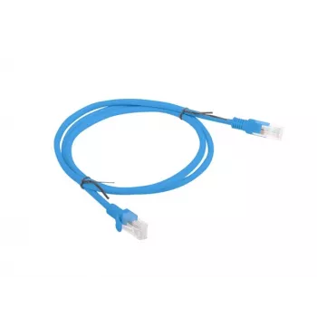 Cable de red LANBERG Cat5e U/UTP RJ-45–RJ-45 azul 1 m, conductor CCA