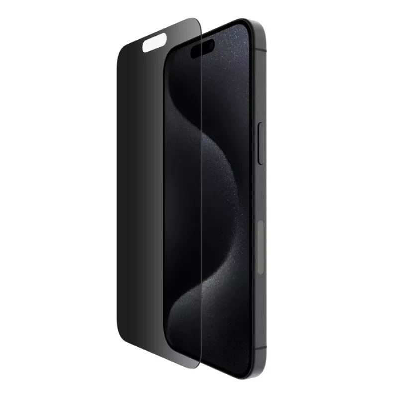 Belkin ScreenForce InvisiGlass protector de pantalla de privacidad para Apple iPhone 16 Pro Max, OVA170hq