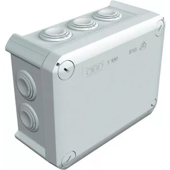 Caja de derivación OBO BETTERMANN T100 150x116x67 mm Gris claro (2007077)