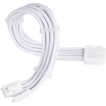 Cable prolongador de fuente de alimentación SILVERSTONE PCIe 8-pin SST-PP07E-PCI8W-V2 30 cm blanco