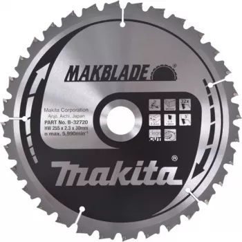 Makita MAKBLADE - Disco de sierra - para madera - 255 mm - 32 dientes