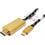 ROLINE 11.04.5847 Adaptador gráfico USB 3840 x 2160 píxeles negro - dorado (11.04.5847)