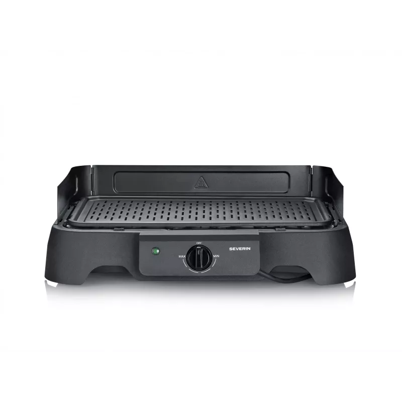 Parrilla eléctrica de sobremesa SEVERIN PG 8595 — 2000 W, superficie de parrilla rectangular, negra