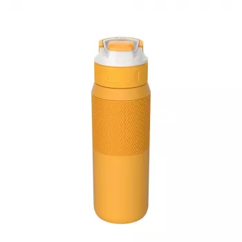Botella de agua reutilizable con aislamiento al vacío Kambukka Elton 750 ml, Tritan, tapa con cierre, naranja
