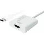 VALUE 12.99.3210 adaptador de vídeo externo de USB-C a HDMI, 4K, blanco