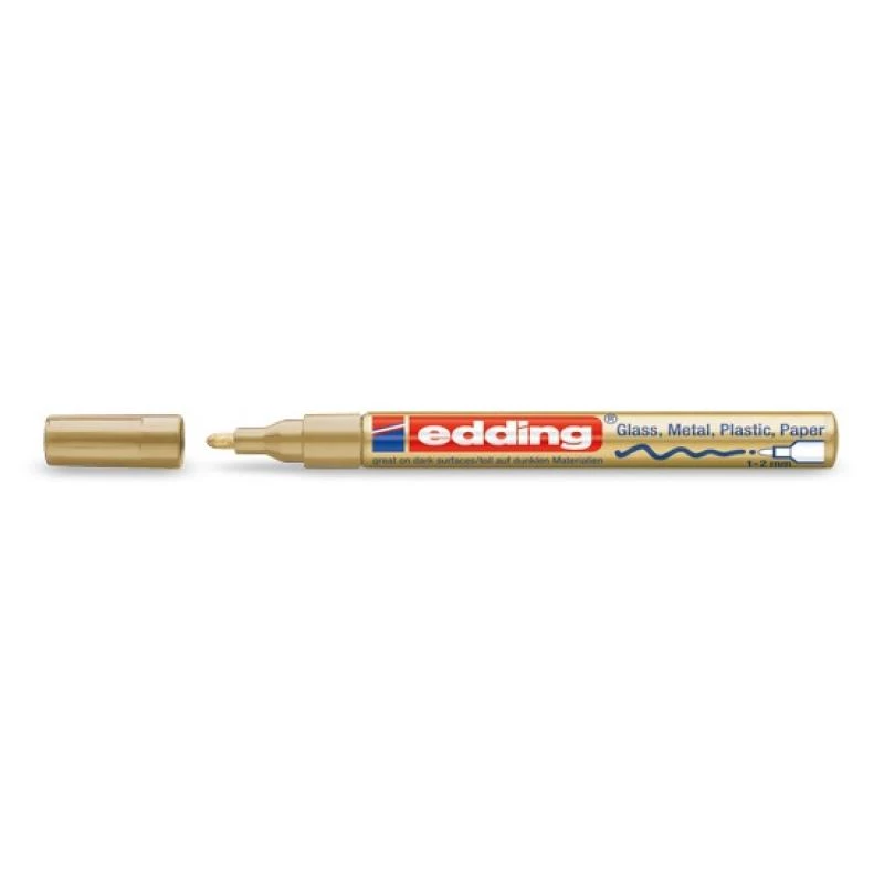 Edding 751 rotulador oro blanco 1 mm