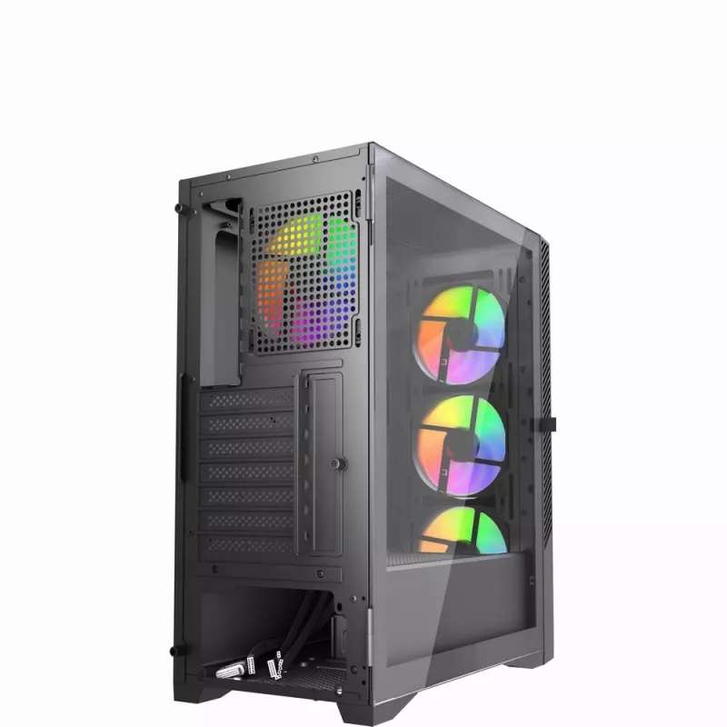 Caja gaming Gembird CCC-FC-900ARGB Fornax 900, ATX, negra