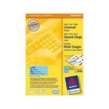 Etiqueta autoadhesiva para impresora AVERY 3449 azul 70 x 37 mm