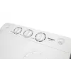 Lavadora semiautomática Ravanson XPB-700 — carga superior, capacidad 4 kg, centrifugado 1400 rpm, blanca