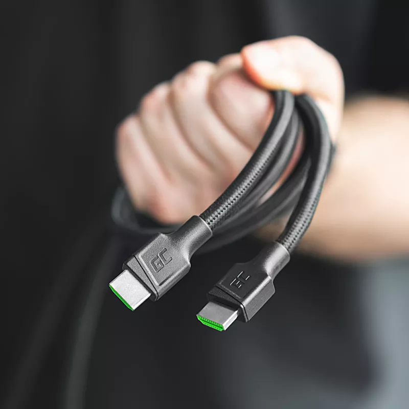 Cable HDMI Green Cell HDGC02 3 m HDMI Type-A (estándar) Negro (HDGC02)