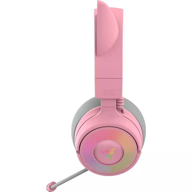 Razer Kraken Kitty V3 Pro - Quartz Auriculares Con cable e inalámbricos Diadema Gaming USB Type-A Bluetooth Rosa