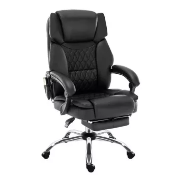 Silla de oficina giratoria ergonómica mark adler MA-BOSS 6.0, asiento de piel ecológica, altura ajustable 47–55 cm, soporte lumbar, mecanismo tilt dual