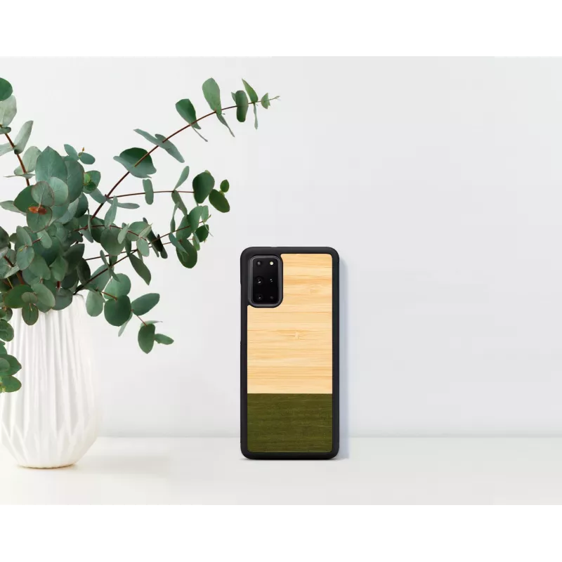 Funda para móvil Man and Wood para Samsung Galaxy S20+ – bambú, forest negra