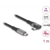 Cable USB DeLOCK 81131 1 m USB-C negro 40 Gbit/s