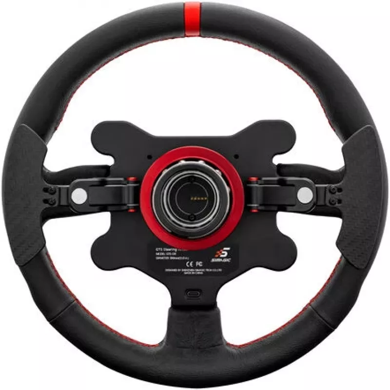 Simagic GTS volante, cuero, 300 mm